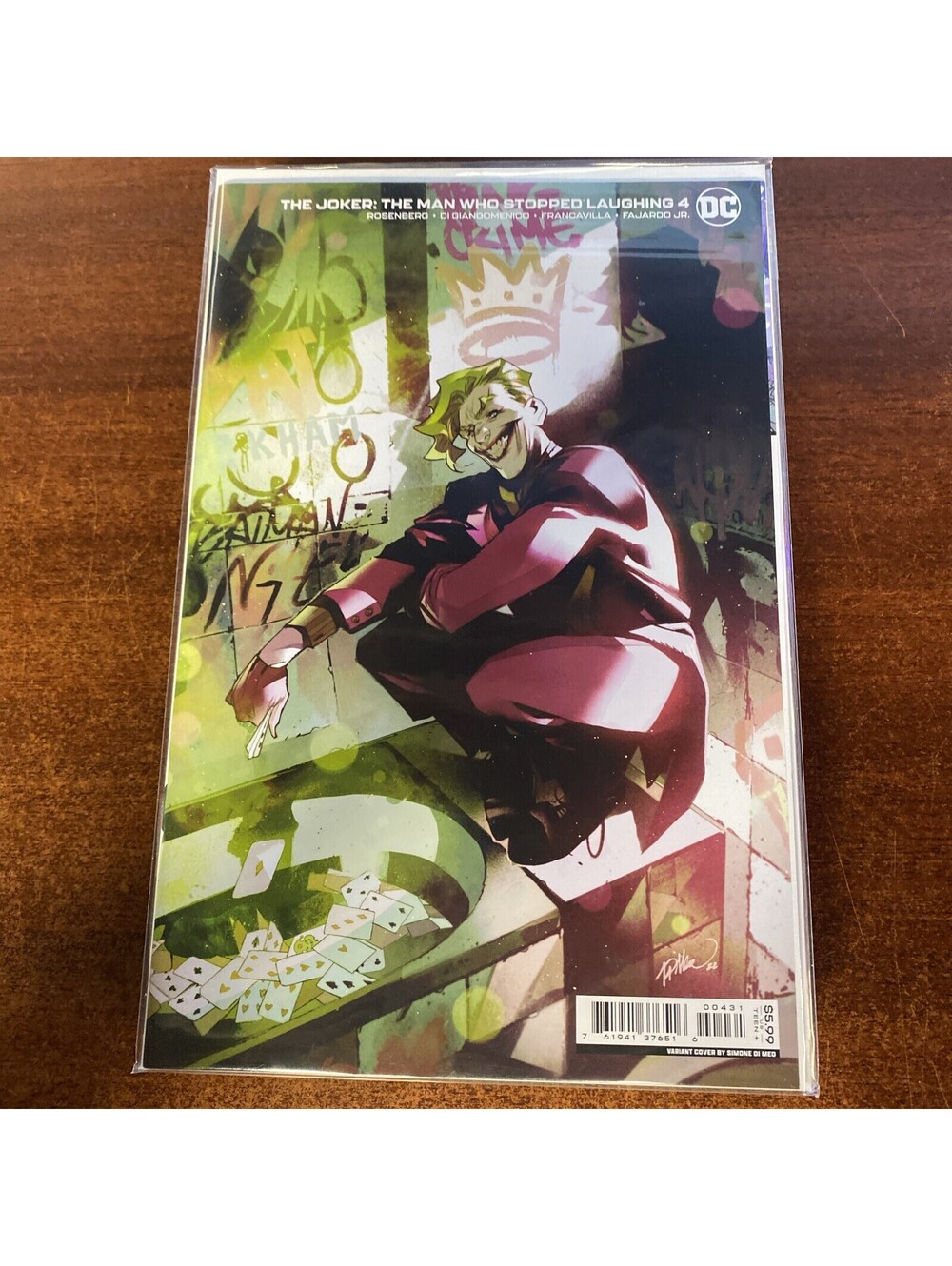 The Joker The Man Who Stopped Laughing # 4 Simone Di Meo Variant 2023